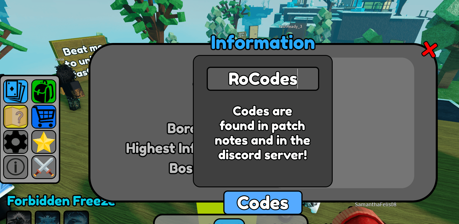 Generic Card RNG Codes Redeem Roblox