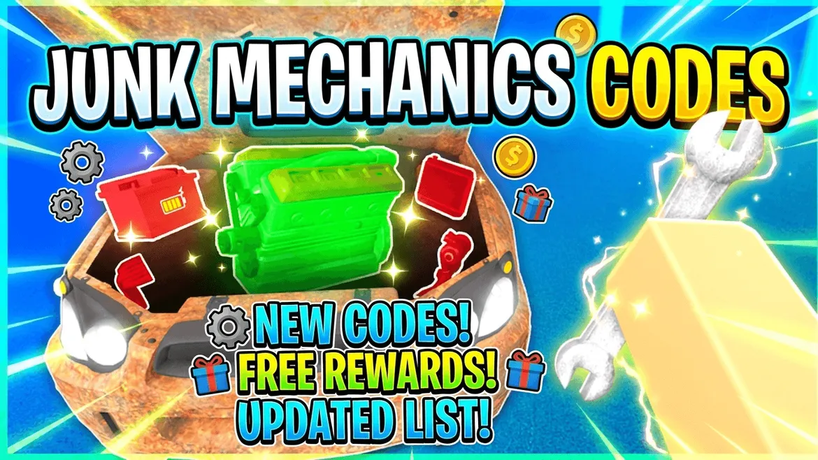 Codite 4 Junk Mechanics Codes October 2026 - RoCodes