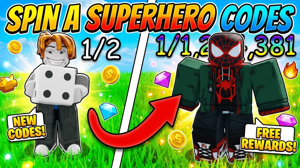 Spin a Superhero Codes