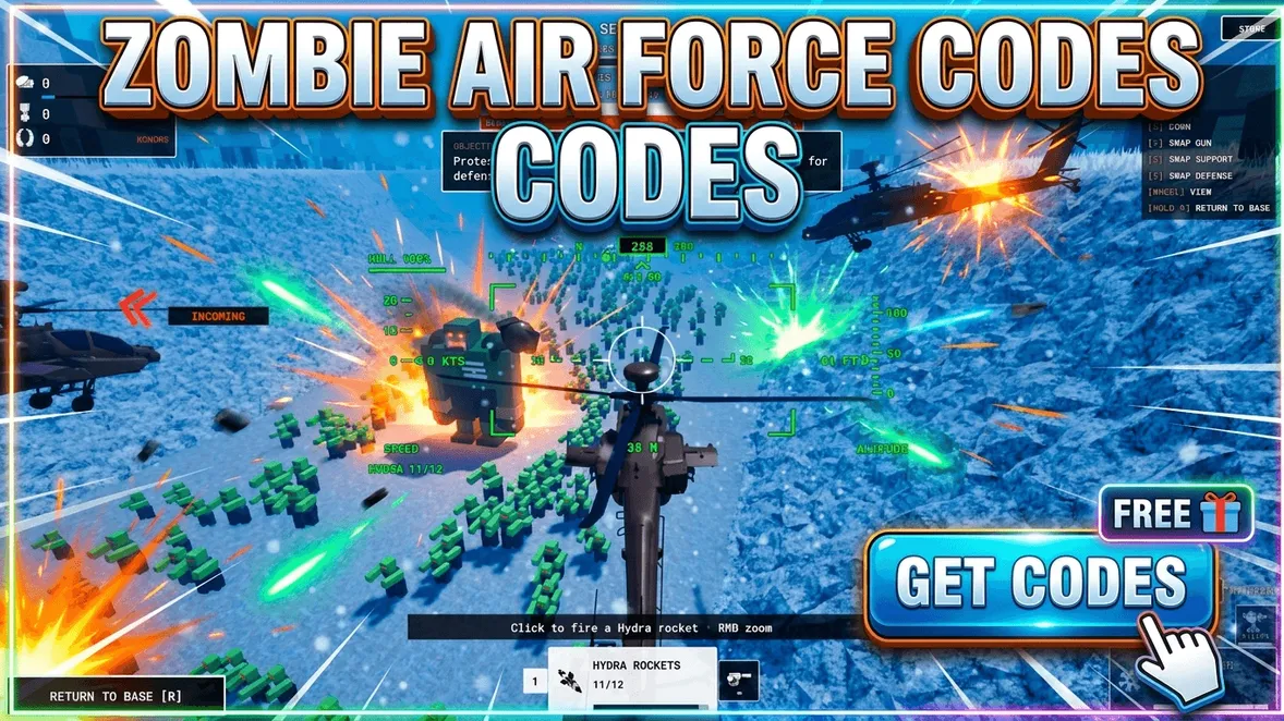 Zombie Air Force Codes