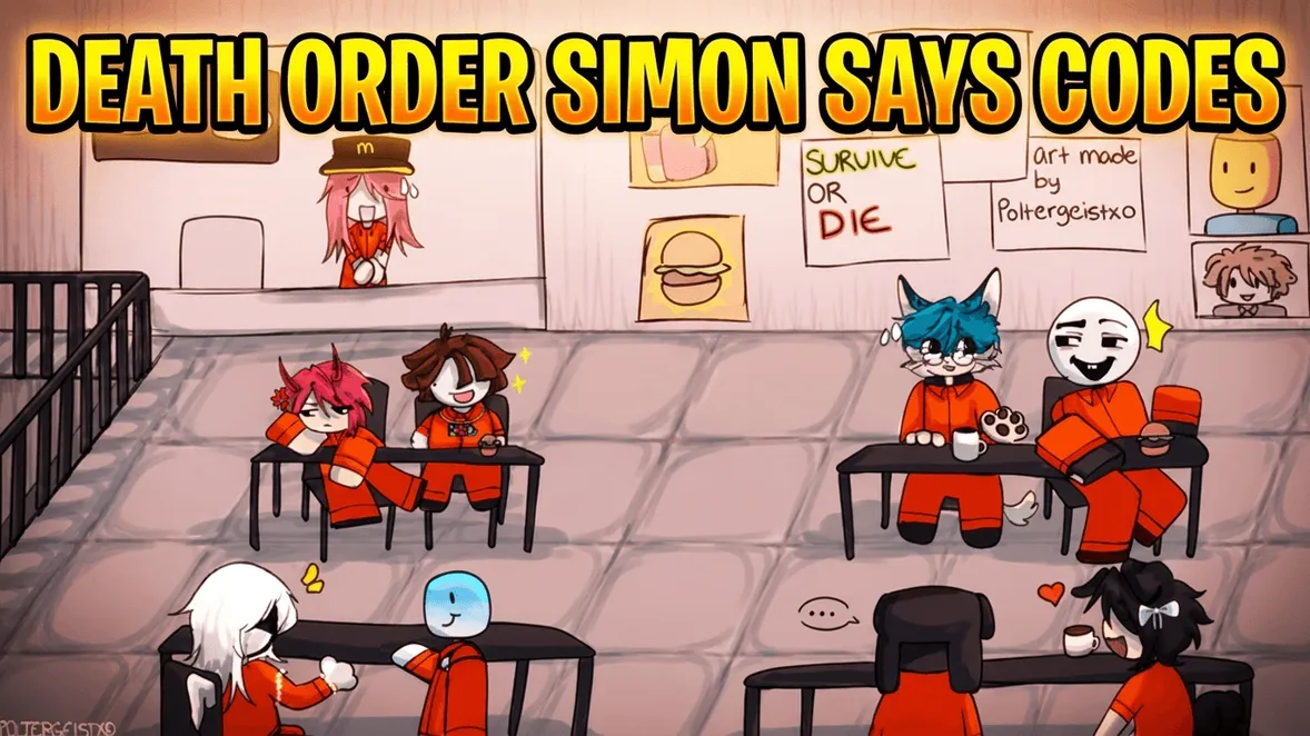 Death Order Simon Says Codes