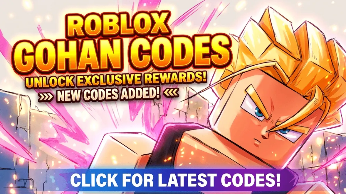Roblox Gohan Codes