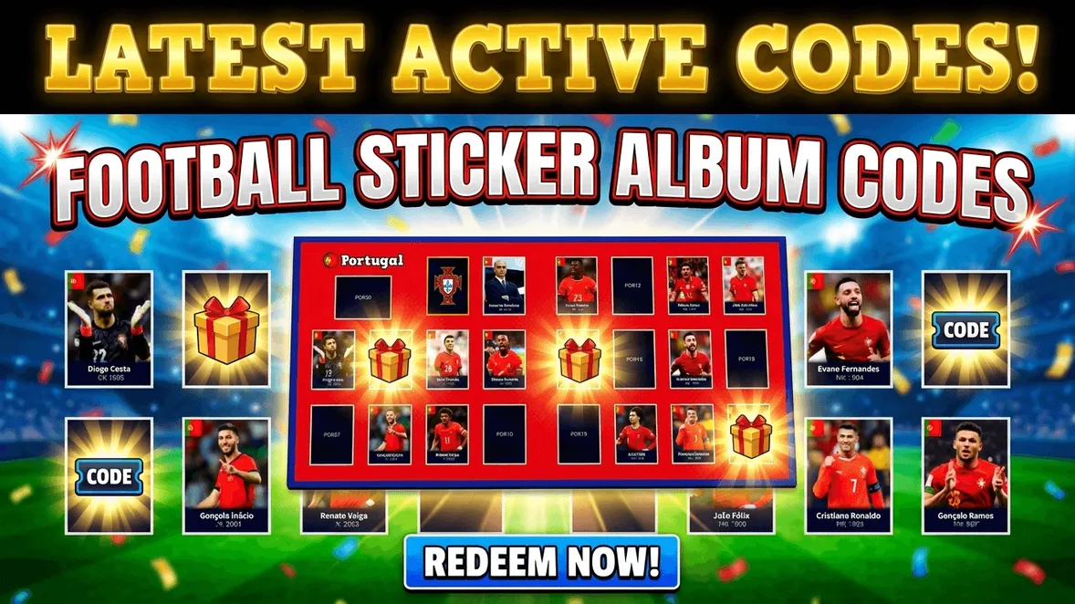 Football Sticker Album Codes