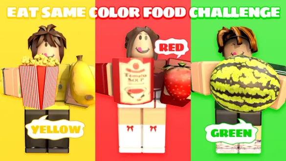 Eat Same Color Food Challenge Codes