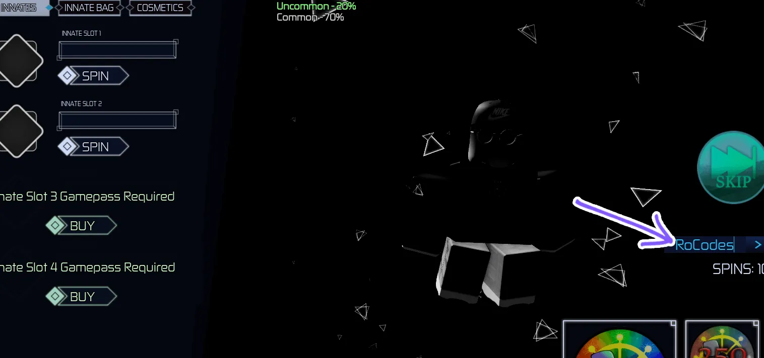 Jujutsu Infinite Codes Redeem Roblox