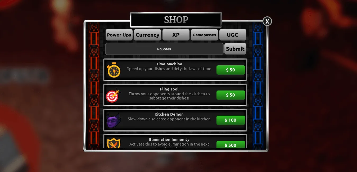 Roblox Hell's Kitchen Codes Redeem