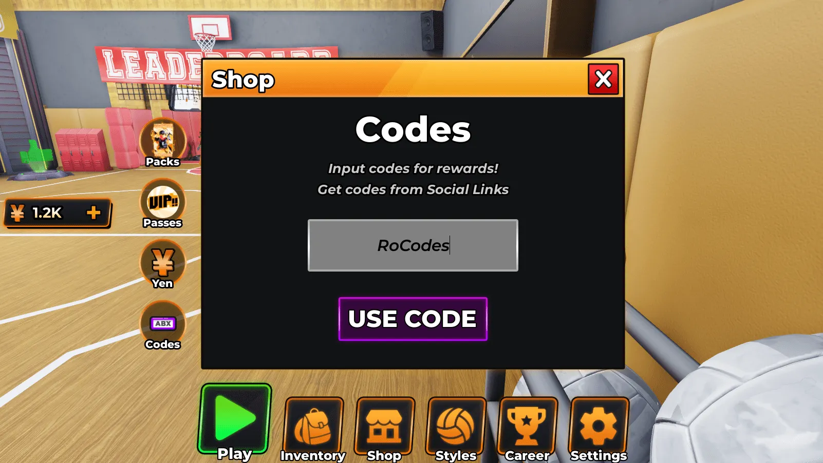 Roblox Haikyuu Legends Codes Redeem