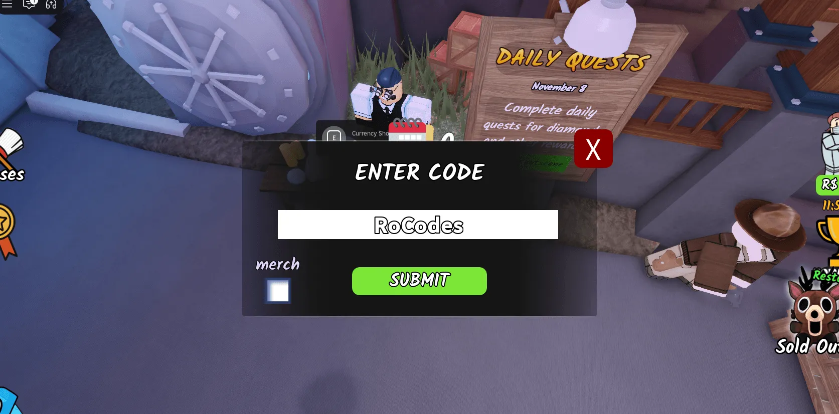 Roblox 99 Nights in the Forest Codes