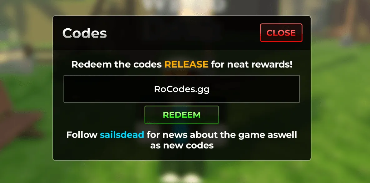 Roblox Dead Sails Codes