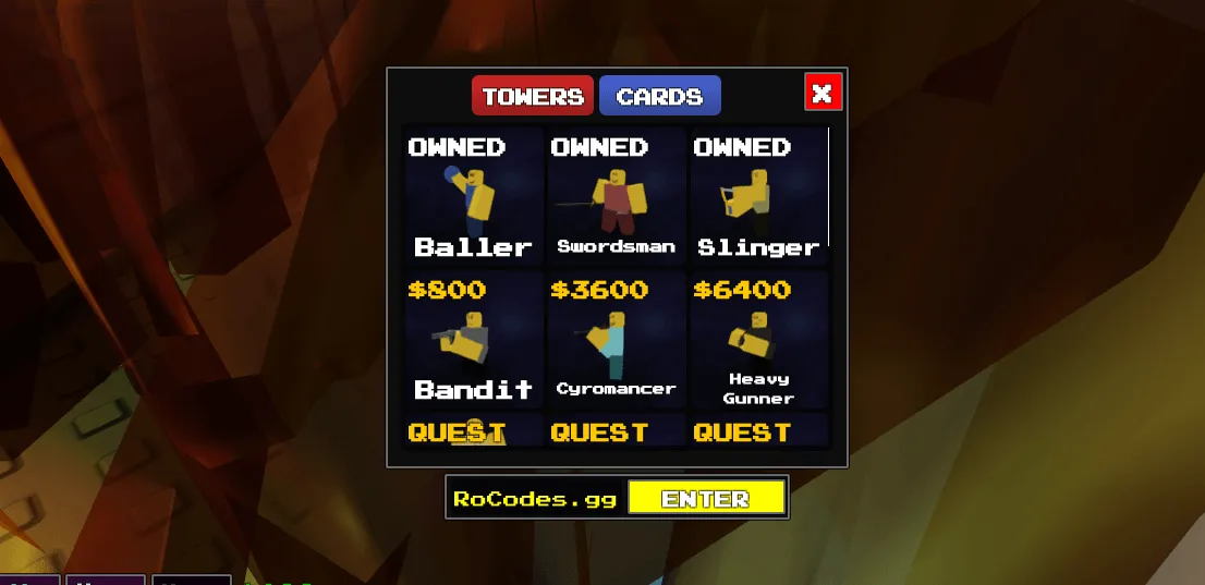 Block Tales Tower Defense Codes