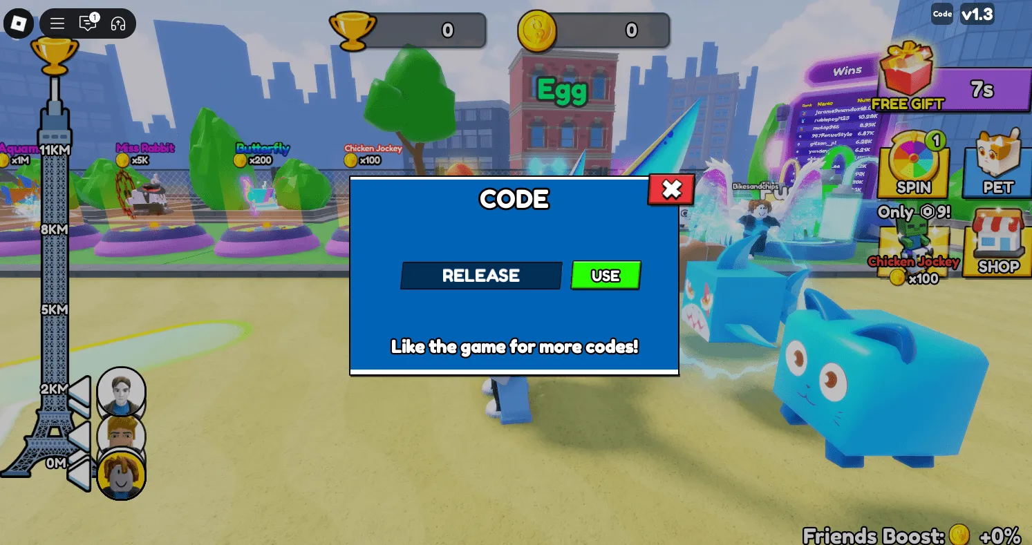 Roblox Climb and Jump Tower codes