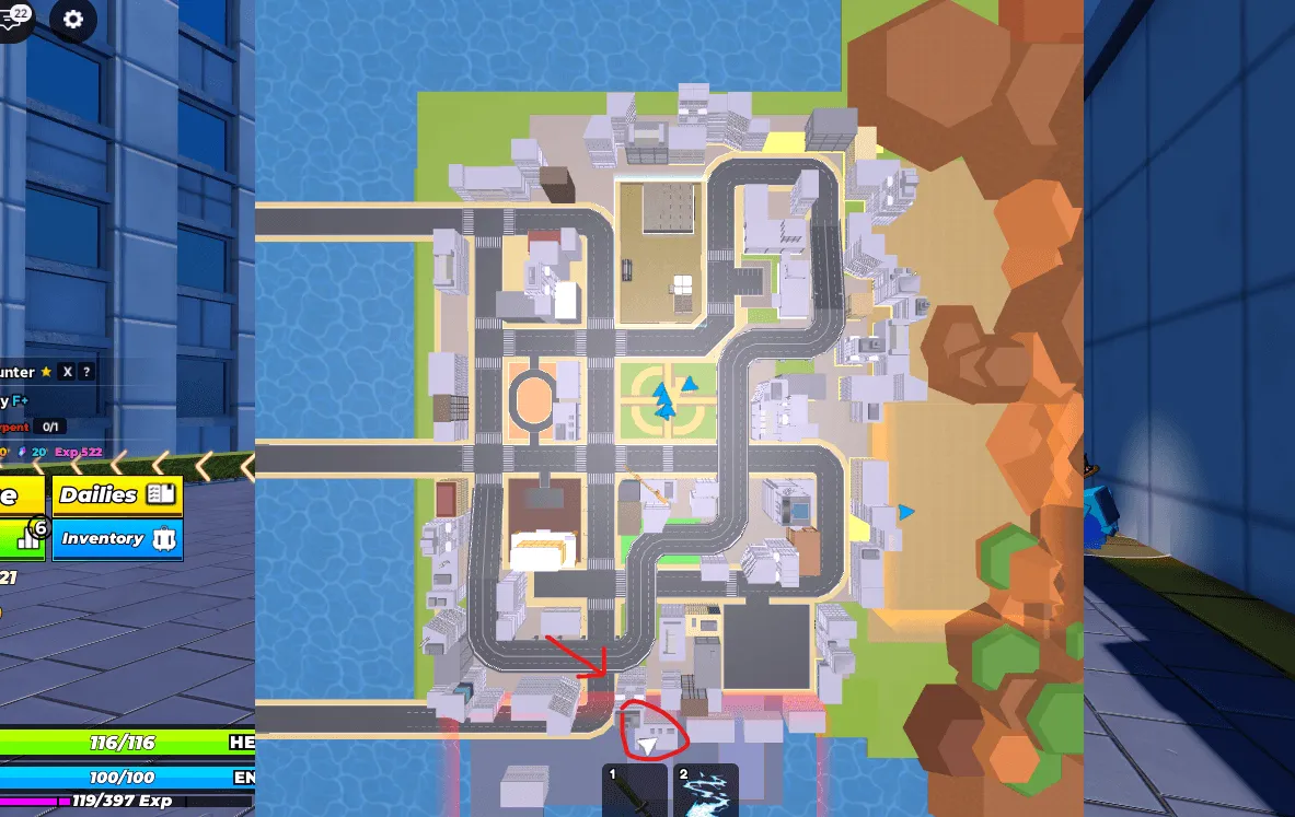 Roblox Solo Hunters Map of Codes NPC