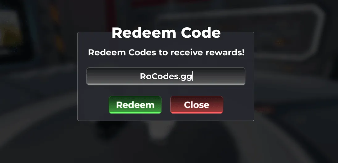 Roblox Sniper Arena codes menu