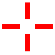 Red Crosshair Decal