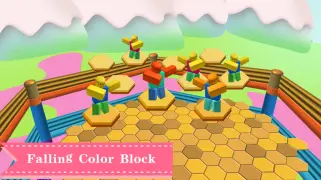 Falling Color Block Codes