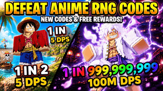 Defeat Anime RNG Codes