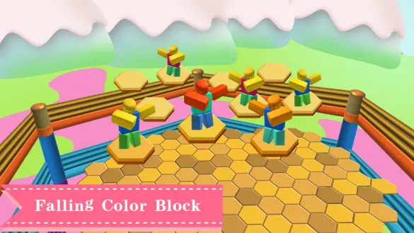Falling Color Block Codes