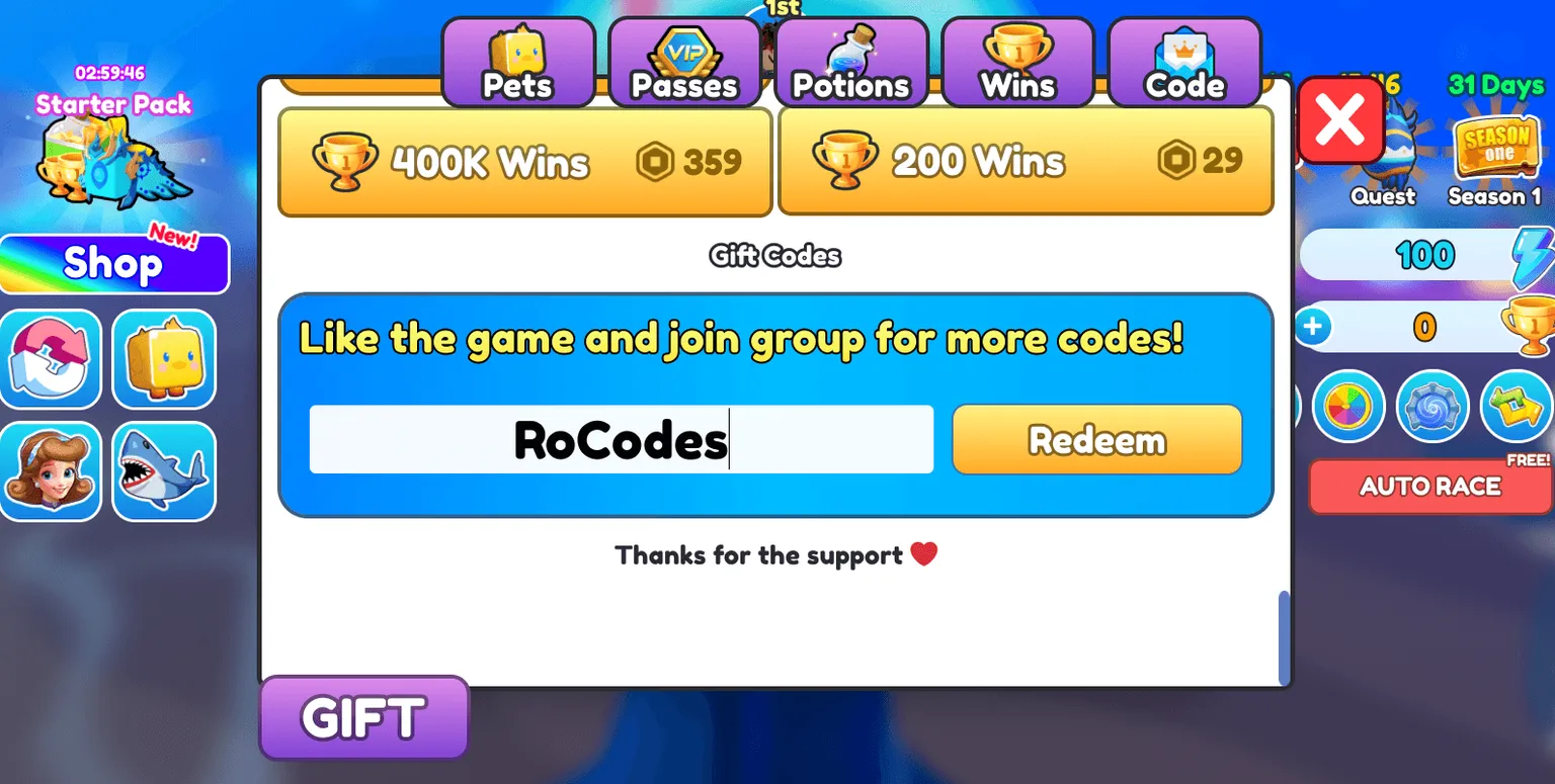 Roblox Fish Training Codes (July 2026) - RoCodes