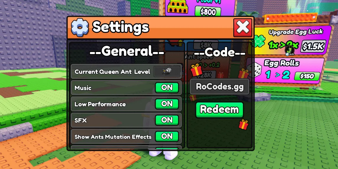 Build An Ant Empire Codes October 2026 - RoCodes