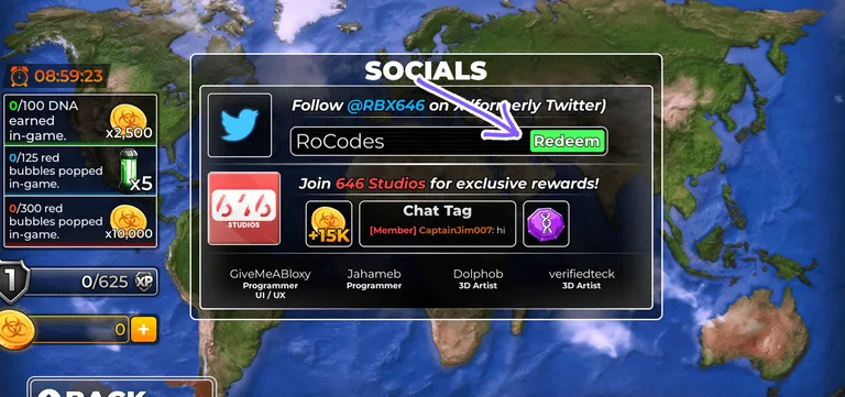 Roblox Outbreak Codes Redeem