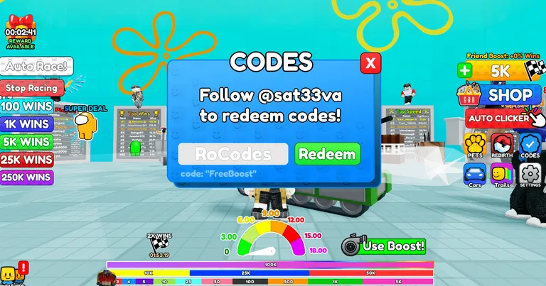 Meme race Codes Redeem Roblox