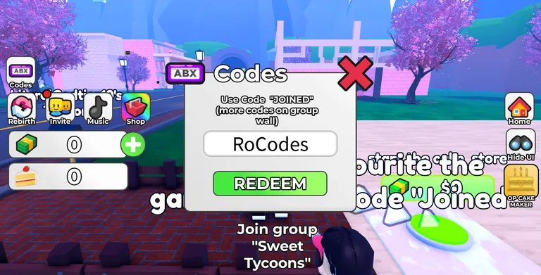 Cake Shop Tycoon Codes Redeem Roblox