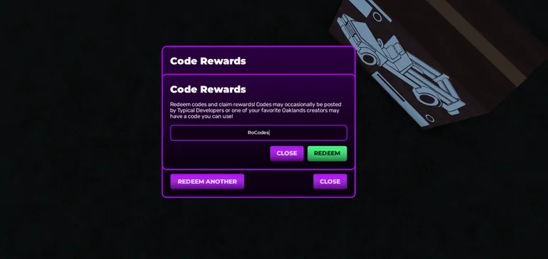 Roblox Oaklands Codes Redeem