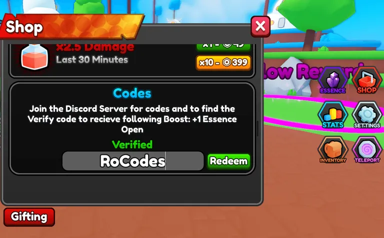 Button Anime Codes Redeem Roblox