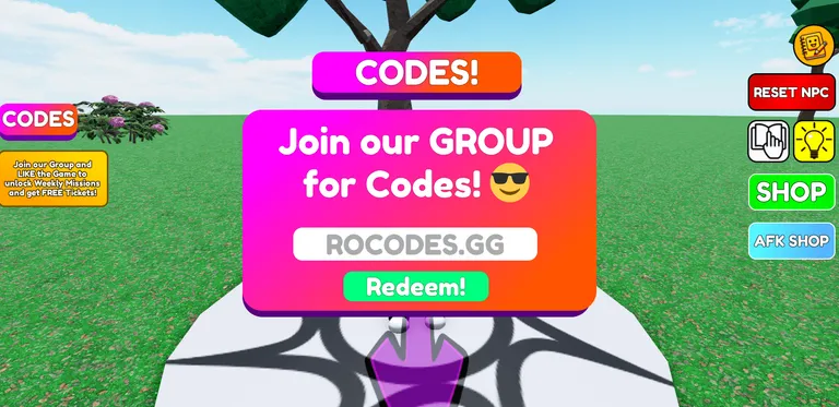 My NPC Friend Codes Redeem Roblox