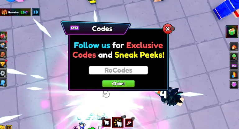 Super Anime Merge Codes Redeem Roblox