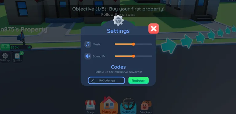 Roblox Investor City Codes Redeem