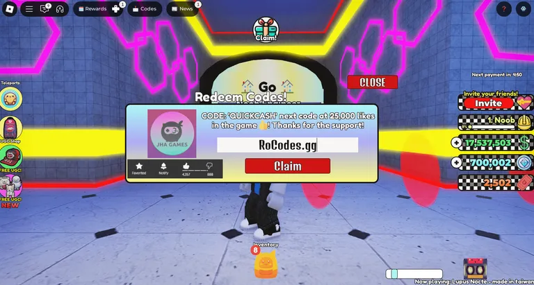 Roblox Claw Machine Master Codes