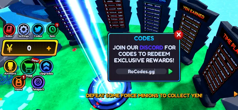 Roblox Anime Ascend Codes