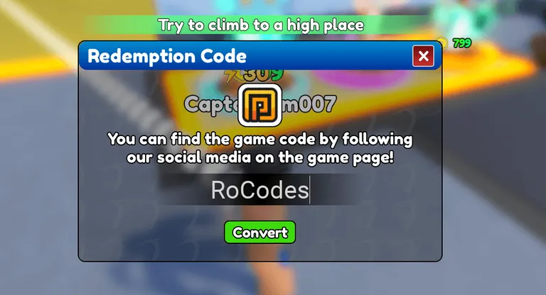 Roblox Train to Climb codes