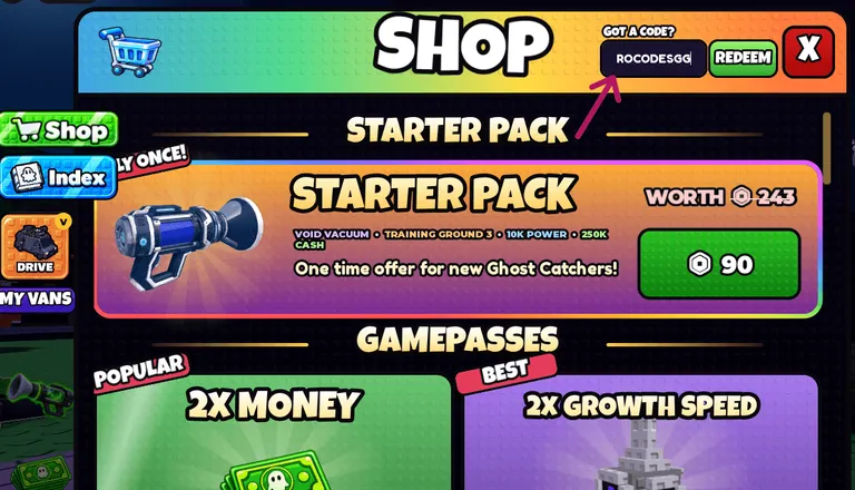 Roblox Ghost Catchers codes