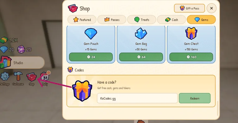 Roblox Make Rugs codes