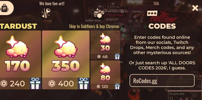 Roblox DOORS Codes