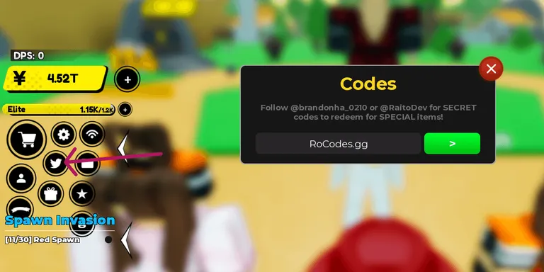 How to redeem codes in Anime Fighters on Roblox