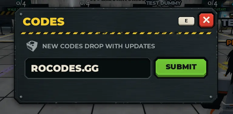 How to redeem codes in Punch Walls to Escape on Roblox