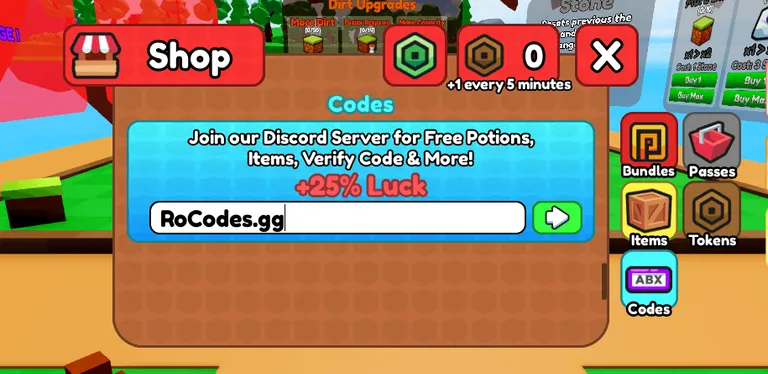 Dirt Incremental X codes