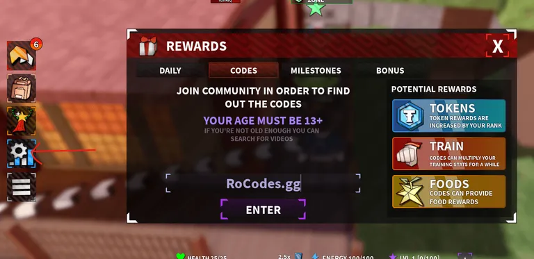 Anime Power League code