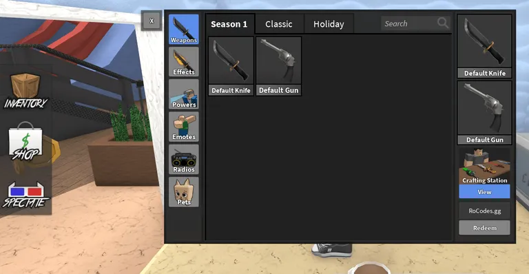 Roblox Murder Mystery 2 codes