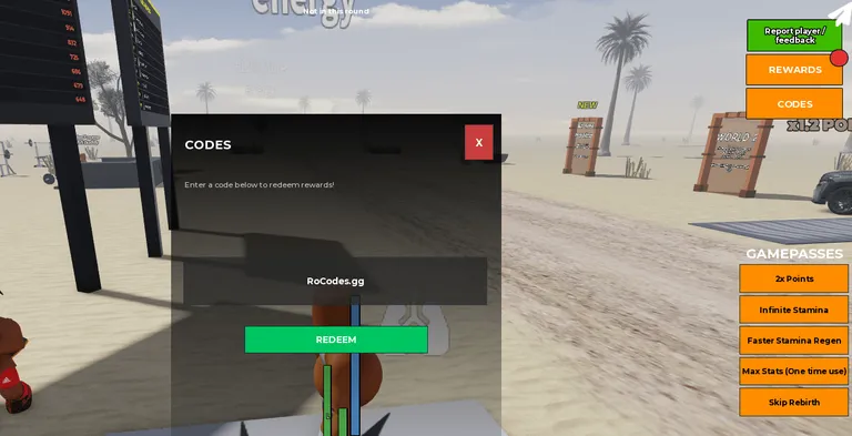 Roblox Stay Hard Run codes