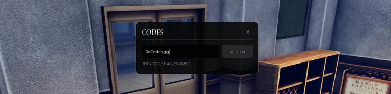 ROblox Gakuran Codes menu