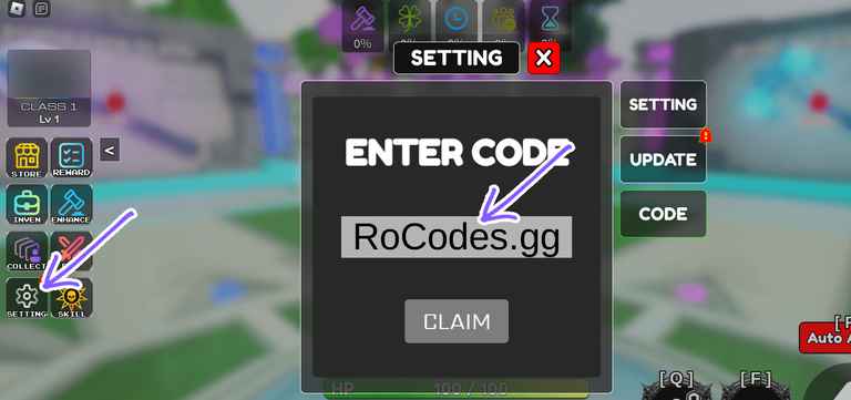 Dungeon Tower AFK Codes Redeem Roblox