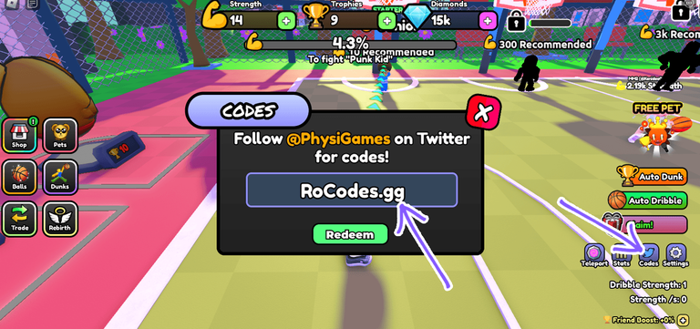 Dunk Battles Codes Redeem Roblox