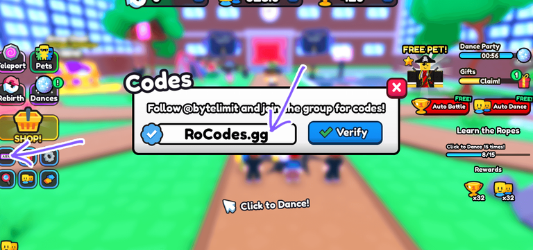 Dance Battles Codes Redeem Roblox