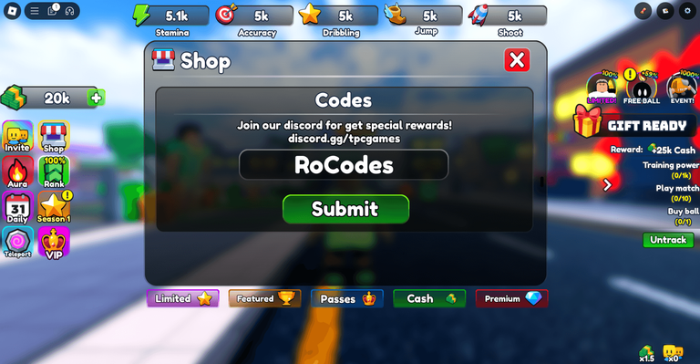 Soccer League Codes Redeem Roblox