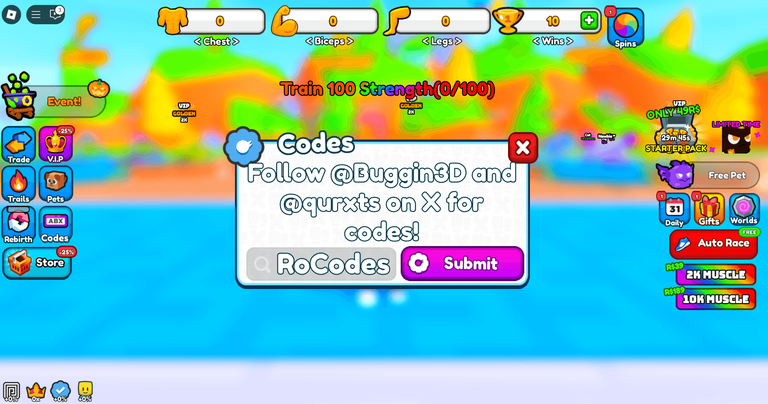 Gym Rope Race Codes Redeem Roblox