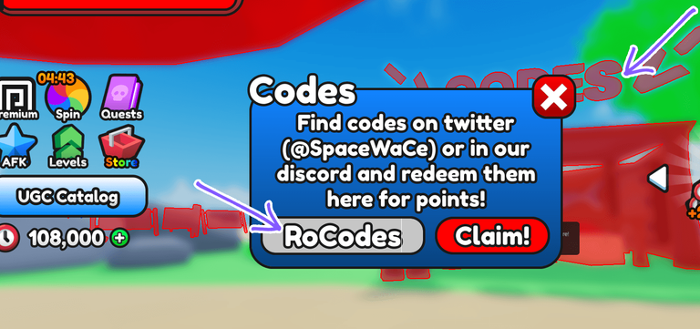 Play For UGC Codes Redeem